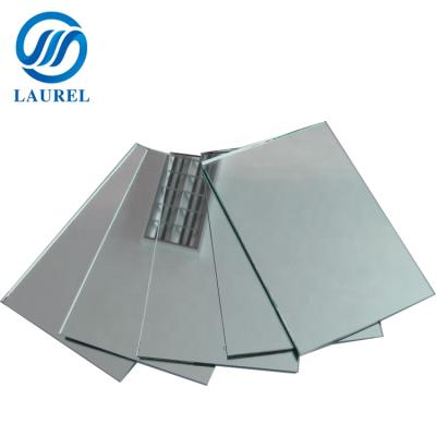 China Traditional Double Coated Aluminum Mirror 3mm 1.3mm Silver Mirror Glass Panel for sale