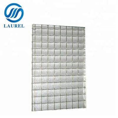 China New Hotel Price Safety Clear Steel Wire Laminated Glass For Building for sale