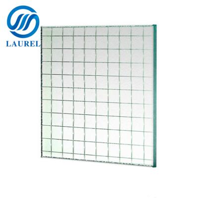 China Low Price Modern Clear Wired Patterned Glass Price for sale