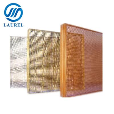 China Traditional Pattern 6mm Tempered Wired Glass for sale