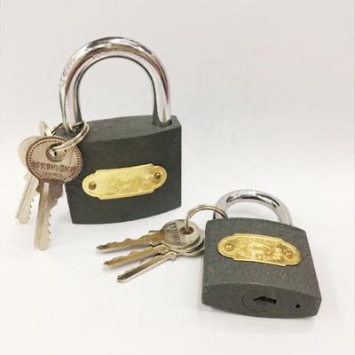 China canyu 50mm lock factory supply 50mm iron padlocks door lock gray hot sale padlocks for sale