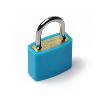 China Factory 20mm padlock mini padlock colorful square security travel canyu luggage padlock shackler padlock zinc alloy lock body for sale