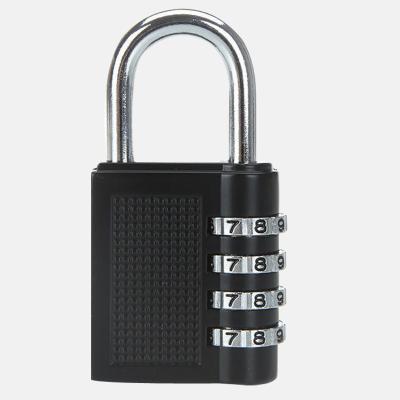 China 80*42*20mm Dial 4 Digit Combination Lock Protective Padlock Heavy Duty Waterproof Outdoor Black Gym Security Safe Code Lock Cywj202008274 for sale