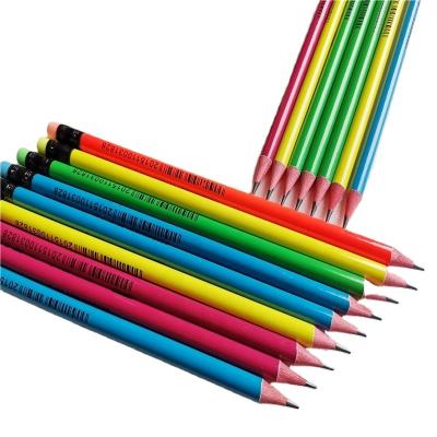 China office & School Pencil Promotion HB Metallic Wooden Graphite Pencil Pass CE,EN71,ASTM-D4236 and F963 for sale