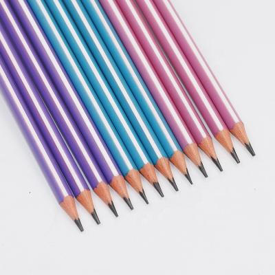 China office & School Pencil Promotion HB Metallic Wooden Graphite Pencil Pass CE,EN71,ASTM-D4236 and F963 for sale