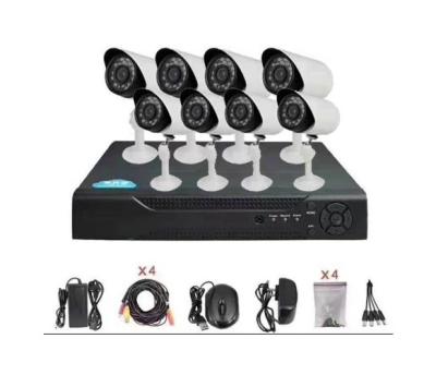 China NIGHT VISION 8ch AHD camera cctv package manufacturer 1080P outdoor dvr full set for sale