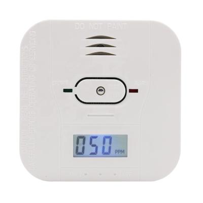 China Co Leak Detecting LCD Display Carbon Monoxide Detectors 3aaa Battery Co Sensors for sale