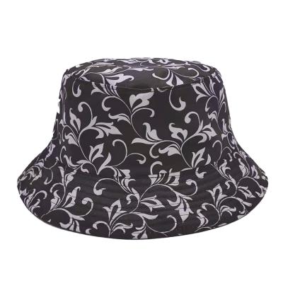 China Black And White 2021 Classic Picture New Arrival Fisherman Hat Trendy Travel Street Fashion Sun Bucket Hat for sale