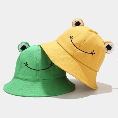 China Wholesale Cute Fun Girls Bucket Hats Sun Frog Brim Fisherman Hats Adult Women Verified for sale