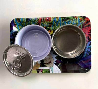 China Wholesale Custom Food Tobacco Metal Rolling Tray for sale