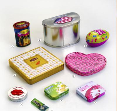 China Eco - Friendly Christmas , Birthday Gift Packaging Metal Box for sale