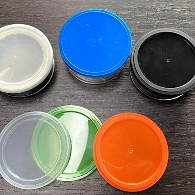 China 65mm Or 73mm Plastic Food Cap For Empty Tin Can for sale