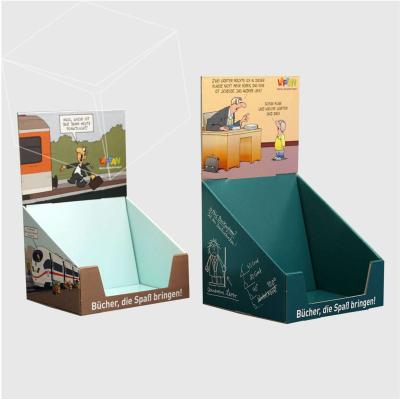 China Recycled Materials Display Boxes Cardboard For Market Counter Display Boxes Custom for sale