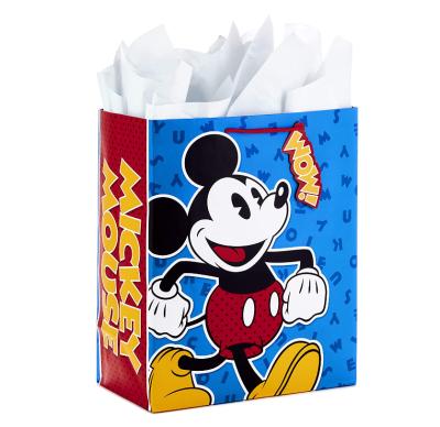 China Recycled Materials Cartoon Gift Bag Paper Bags Custom Logo for sale