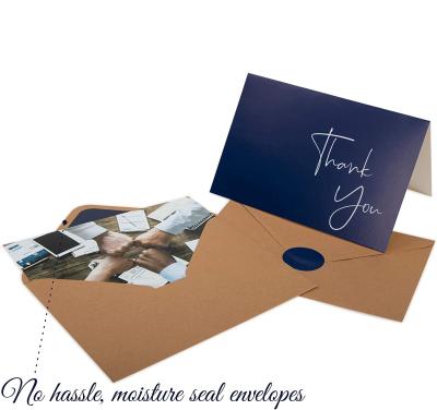 China Paper Thank You Card Logo Paper Card Custom Full Color Printing for sale