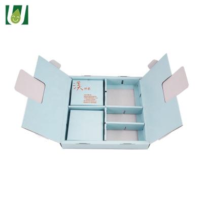 China Recyclable Custom Cardboard Printed Design Paper Box With Dividers for sale