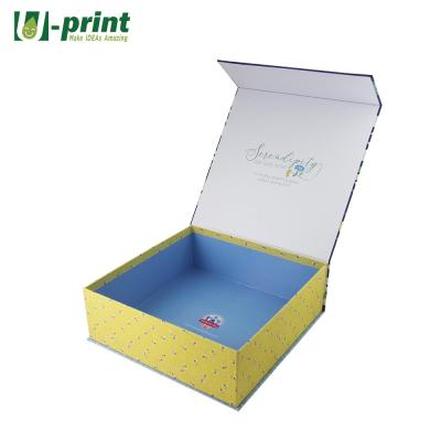 China Recyclable High Quality Box For Dress Compartment Gift Book Packaging Flip Top Box for sale