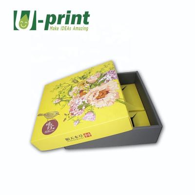 China Recyclable Custom Eco Friendly Foldable Kraft Paper Box With Lid for sale