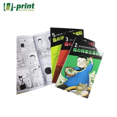 China Wholesale Anime Manga Comic Graphic Book Soft Cover With Flip for sale