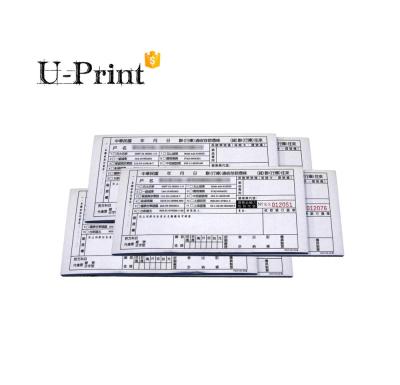 China paper & Customized Whole Cardboard Check Register Book , Taxi Bill Book Design Printing for sale