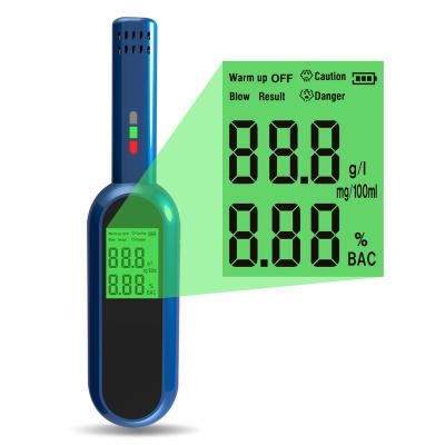 China Portable Mini Rechargeable Liquor Meter Portable LCD Digital Personal Testing Japanese Handheld Alcohol Meter for sale