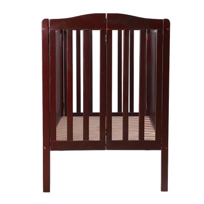 China Strong And Stable Modern Crib Sleeping Baby Style Safety Protection Solid Wood Frame Modern Hutch for sale