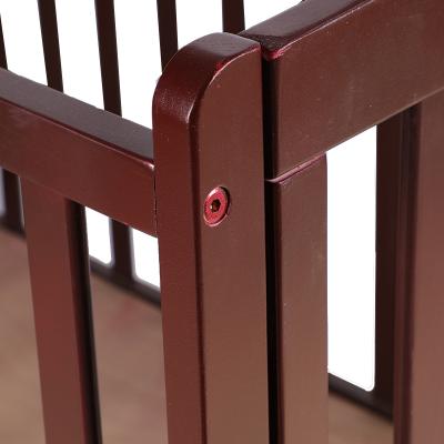 China Modern Easy To Assemble For Bedroom Low Price Safety Pad New Baby Winter Crib Solid Wood Crib for sale