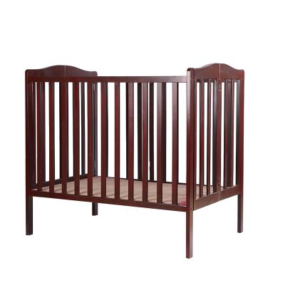 China Crib Hutch Golden Wood Detachable Baby Crib Hutch Strong And Stable Modern Style Color Low Price Strong And Stable Custom Bed for sale