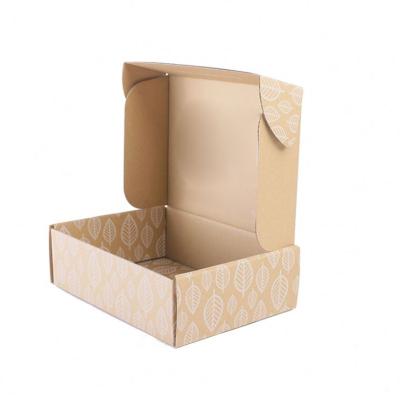 China Recycled Materials Logo Design Mailing Packaging Clothing Shipping Boxes Environmental Friendly Custom Designer Corrugated Paper Boxes for sale