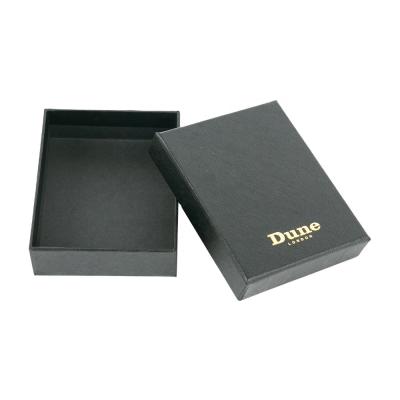 China Handmade Custom Size Kraft Paper Jewelry Book Form Black Cardboard Box For Packaging for sale