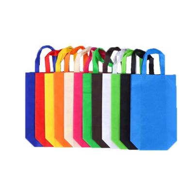 China Customized Design Handled Tote Eco Friendly Folding Reusable Nonwoven Nonwoven Grocery Bag for sale