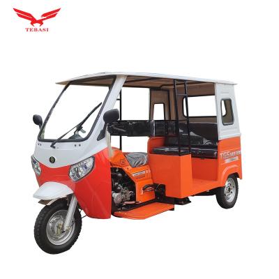 China Hot sale quality motorized passenger tricycle taxi tuk bajaj trike trike gasoline TV king for sale