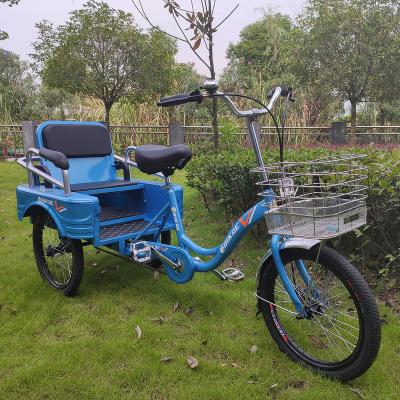 China Passenger Chongqing Tebasi's new human-powered leisure tricycle can carry people or goods for urban use for sale