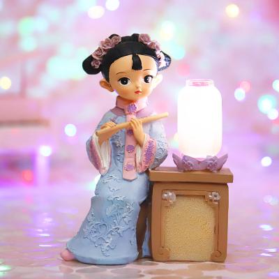 China National Statistical Institute Wind I Am Gege Series Flower Dream A Night Gege Night Light Under The Pipa Groove Lantern Girl Heart Creative Gift for sale