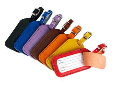 China Travel Leather Luggage Tag for sale