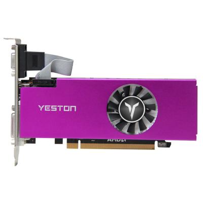 China Yeston RX560-4G D5 LP Workstation GPU 1200/6000MHz 4G/128bit/GDDR5 PC Gaming Graphics Card Video Card VGA+HD+DVI-D Output Ports for sale