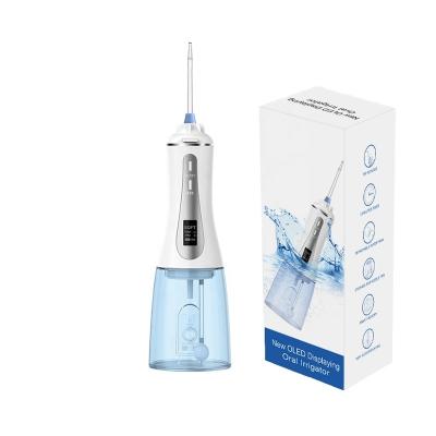 China Portable Wireless Oral Irrigator Dental USB Rechargeable Electric Water Jet Oral Irrigator Water Flosser for sale