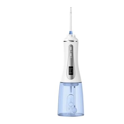 China 360 Rated Nozzle Refillable Adult Dental Water Flosser Waterproof Radio Irrigator Portable Oral Oral Hygiene IPX7 for sale