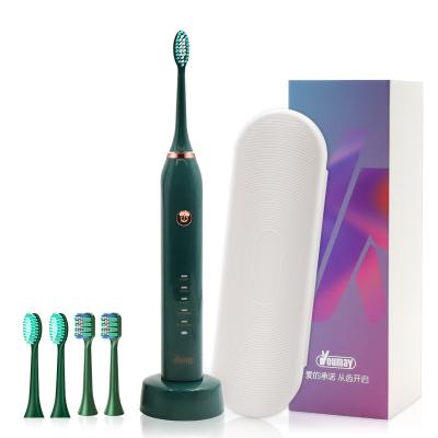 China 2020 New Sonic Toothbrush Flexible Five Modes Foldable High End Power Rechargeable Toothbrush for sale