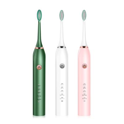 China Battery Operated Ultrasonic Electric Toothbrush with 5 Working Modes, IPX7 Sonic Toothbrush for sale