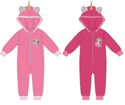 China Anti-pilling Children Shear Animal Christmas Onesie Unicorn Pajamas Onesie For Kids Costume Sleepwear for sale