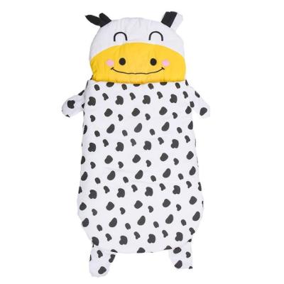 China Winter Baby Kids Cartoon Sleeping Bag Warm Animal Pillow Sleeping Pancake Style Sleepy Bag For Kids for sale