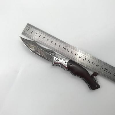 China Customized VG10 Damascus Small Knife Blade Non-variable High Quality Steel Surface Folding Sharp High Hardness for sale