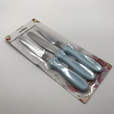 China Sustainable Stainless Steel Cake Tools 3 Pieces Set Tool Cake Stand Baking Knife for sale