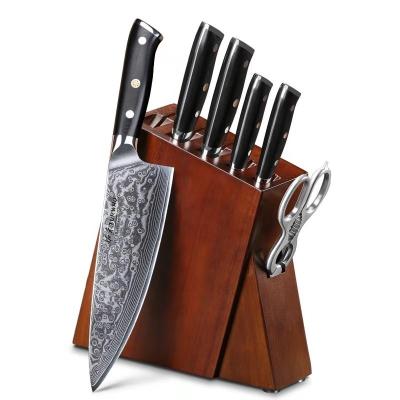 China Contemporary Kitchen Damascus Knife Set for sale