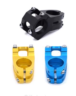 China Aluminum alloy handlebar stem 31.8mm bicycle alloy bicycle parts mountain bike wear-resistant short stem MTB short stem for sale