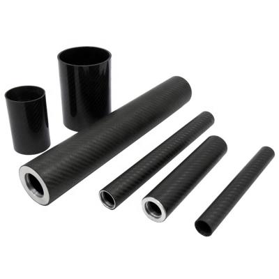 China High Precision High Precision Aluminum Lightweight High Demand Custom Parts Roller Carbon Fiber Material CNC Machining Service for sale