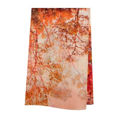 China 16 Mm Thickness Plain Popular Plain Crepe Product Satin Crepe Pattern Plain Digital Printing Silk Crepe Fabric for sale