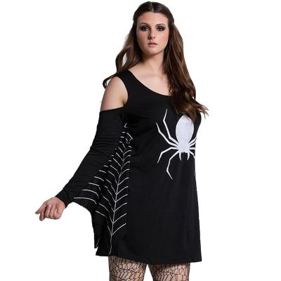 China For Halloween Costume Women Party Spider Dresses Cosplay Party Dress Fast Shipping for sale