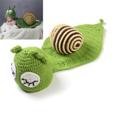 China Breathable Baby Photography Prop Newborn Infant Prop Handmade Crochet Knit Halloween Cosplay Party Costume for sale